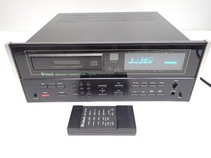 【部品取り】McIntosh MCD7007 マッキントッシュ CDデッキ CDプレーヤー コンパクトディスクプレーヤー リモコン付 ジャンク品 ∩ 7042D-3