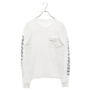 CHROME HEARTS クロムハーツ Back Scroll L/S Tee バックスクロールロングスリーブ長袖Tシャツ ホワイト