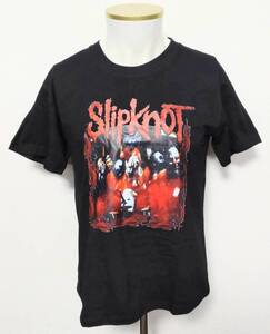 送料無料　【XLサイズ】スリップノット　Tシャツ　半袖　SLIPKNOT　赤枠　ロックバンド　ポール　ファンスマ