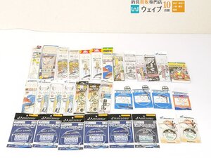 ハリミツ 大物泳がせ胴突1本針・ヤマシタ うたせ真鯛・がまかつ タテ釣り落し込みサビキ 他 計32点 仕掛けセット 大物 青物 真鯛