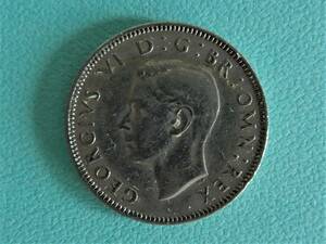 1948年 GB イギリス 11th King George VI 1 Shilling 1シリング硬貨