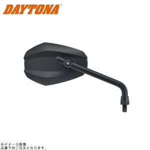 在庫あり DAYTONA デイトナ 14948 ハイビジミラー ロッドタイプ EDGE ブラック/ロー M10正ネジ