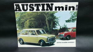 BL AUSTIN mini mkⅡSALOON　SUPER DE-LUXE SALOON カタログ　