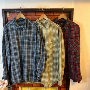 長袖シャツ　dickies ディッキーズ XL 6枚セット　ワーク　アウトドア　ビックサイズ　まとめ売り　1円スタート アメリカ古着