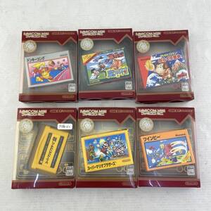 03w08932 【１円～】 ゲームボーイアドバンス ソフト ファミコンミニ 6本セット スーパーマリオ/ドンキーコング/魔界村/ツインビー 他　