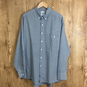 90s OLD GAP オールドギャップ ボタンダウン チェック柄 長袖シャツ サイズ メンズ L 90年代 古着 s24102807