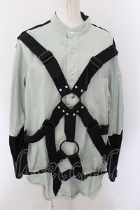 MILKBOY / PARACHUTE PULL SHIRT シャツ ミントｘブラック O-24-11-16-017-MB-BL-YM-OS