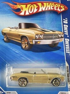 新品未開封 保管品 旧ロゴ Mattel マテル Hot Wheels ホットウィール ミニカー 玩具 70 CHEVY CHEVELLE シェビー シェベル シボレー /331