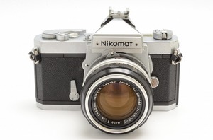 ★美品★ Nikon Nikomat FT N NIKKOR-S Auto 50mm F1.4 Nippon Kogaku Body Lens ニコン ニコマート セット 完動 ◆86