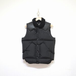 Rocky Mountain Featherbed (38) CHRISTY VEST クリスティ　ダウンベスト　ロッキーマウンテン　日本製　黒　I10-30