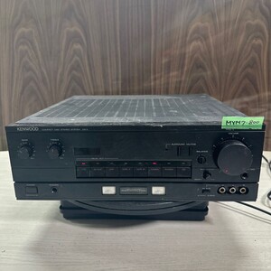 MYM7-800 激安 プリメインアンプ KENWOOD A-3R STEREO INTEGRATED AMPLIFIER 通電OK 中古現状品 ※3回再出品で処分