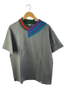 kolor / BEACON◆21SS/チルデンTシャツ/Tシャツ/1/コットン/GRY/21SBM-T01231