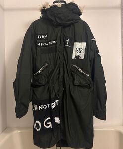 HELSINKI ANTIKLAFT AUTOBAHN H.A.A モッズコート ファーフード ライナーベスト ミリタリー 古着 ワッペン パッチワーク RAF SIMONS KIDILL