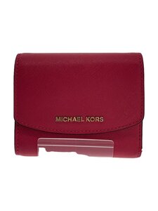 MICHAEL KORS◆3つ折り財布/レザー/PNK/レディース/AV-1708