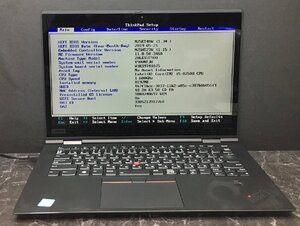 1円～ ■ジャンク LENOVO ThinkPad X1 Yoga / Core i5 8250U 1.60GHz / メモリ 8GB / ストレージ無し / 14型 / OS無し / BIOS起動可