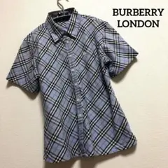 BURBERRY LONDON バーバリーロンドン 半袖シャツ 刺繍ホース M