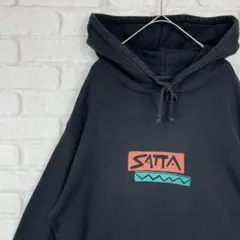 SATTA／サッタ　ロゴ パーカー フーディー ロング丈 着丈長め