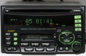 KENWOOD SUBARU SUPER REAL FOCUS SOUND SYATEM GX-99 DSP/EQ/スペアナ 1996年 訳有 中古