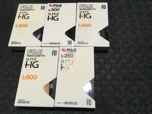 ◆◇中古 β B ベータ ビデオ カセットテープ FUJI フジ SUPER HG 当時物　画像資料◇◆