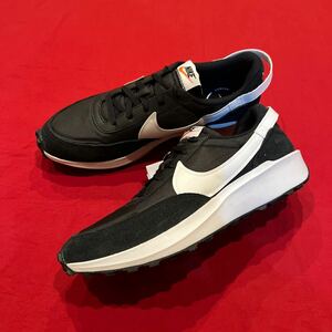  31㎝　NIKE　ナイキ　WAFFLE DEBUT ワッフルデビュー　新品　黒　スニーカー　ビッグスウッシュ　BIG SWOOSH　DH9522 