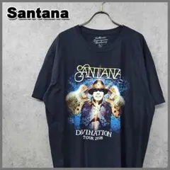 古着 サンタナ Santana バンド ビッグロゴ Tシャツ XL