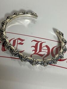 †Chrome hearts†クロムハーツ†新品加工　クロスバンド　バングル　シルバー925 ブレスレット　インボイス