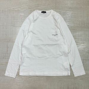 定番 COMME des GARCONS HOMME コム デ ギャルソン オム LOGO L/S TEE ロゴ プリント ロングスリーブ Tシャツ ロンT サイズ L 610