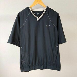 NIKE ナイキ　ロゴ刺繍　半袖　テック系　ブラック　NIKEGOLF 古着