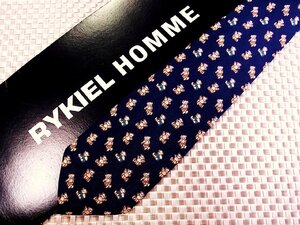 【在庫処分セール】●特売●FK0356●【RYKIEL】リキエル【くま テディベア 柄】ネクタイ●