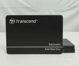 【3枚セット】Transcend TS64GSSD420K 2.5インチ SSD SATA 64GB 中古品 即日発送 ゆうパケット発送 代引き不可 【H24112807】