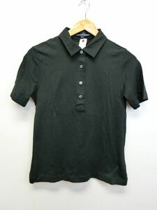 【感謝セール】【美品】RALPH LAUREN(ラルフローレン) ポロシャツ 黒 レディース L ゴルフウェア 1910-1067 中古