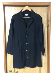 grn ジーアールエヌ　SUI INTERNATIONAL サイズ3(L) リネン　シャツ　コート　ジャケット　黒