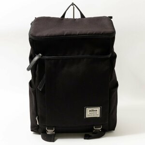 mobus モーブス リュックサック バックパック ブラック 黒 キャンバス ナイロン レザー ユニセックス 男女兼用 大容量 カジュアル bag 鞄