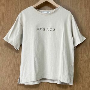 ブージュルード Radicle ラディクル 半袖 Tシャツ カットソー 春夏 レディース フリーサイズ ベージュ シンプル