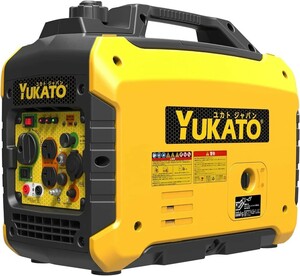 インバーター発電機 定格出力1.6kVA 小型発電機 家庭用 50Hz/60Hz切替 約15kg 防音型 高出力正弦波インバーター搭載 過負荷保護