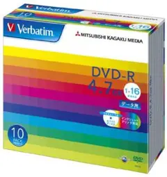 三菱化学メディア Verbatim DVD-R 4.7GB 1回記録用