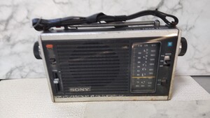 S1173 SONY ICF-5300 昭和レトロ MW.SW&FMラジオ 3バンドラジオ 中古ラジオ ヴィンテージ/希少/ソニー 現状品 JUNK