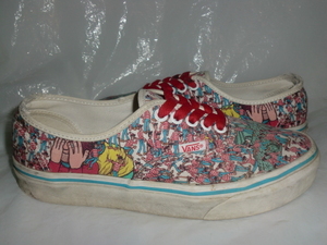 ★VANS×Where`s Waldo? AUTHENTIC `21製バンズ×ウォーリーを探せ！ オーセンティック 総柄