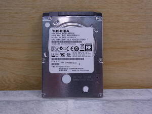 △E/307●東芝 TOSHIBA☆2.5インチHDD(ハードディスク)☆320GB SATA600 5400rpm☆MQ01ABF032☆中古品