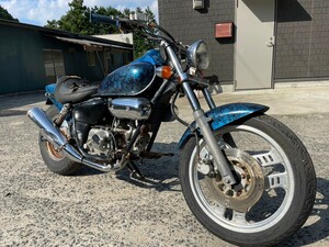 福岡発 ホンダ マグナ50 AC13 カスタムペイント 売り切り モンキー ゴリラ ジャズ ソロ アメリカン 原付 マニュアル シャリー 4mini