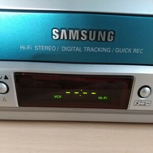 y052007t SAMSUNG サムスン・VHSビデオデッキ/VR-850HF ビデオ 現状品