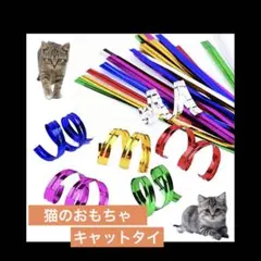 猫 おもちゃ キャットタイ　一人遊び 運動 グッズ 遊び道具