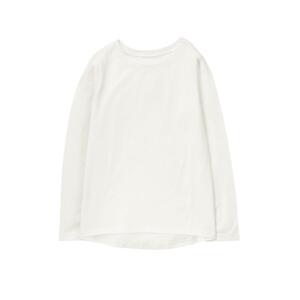 140㎝【L10-12】ミディテイル長袖Tee　White