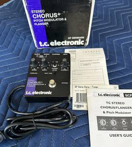 【美品】t.c. electronic SCF Stereo Chorus+Pitch Modulator & Flanger