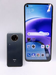 SoftBank Redmi Note 9T 5G 64GB A001XM ナイトフォールブラック ソフトバンク 利用制限〇 稼働品【AD073①】