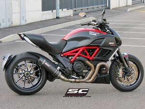 【国内在庫】SC-PROJECT SCプロジェクト オーバル スリップオンサイレンサー (バッフル付属) DUCATI ドゥカティ DIAVEL ディアベル 