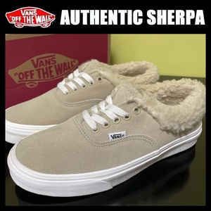 29.0cm ★新品 VANS AUTHENTIC SHERPA スウェード スニーカー バンズ ヴァンズ オーセンティック シェルパ ボア スエード 32809-0001