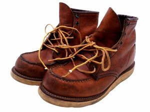 RED WING レッドウィング 875 クラシックモック ワーク ブーツ size6/レッド ■■◎ ☆ ehc7 メンズ