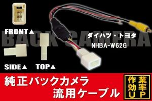 トヨタ純正 NHDT-W59G 対応 トヨタ ダイハツ TOYOTA DAIHATSU NHBA-W62G RCA 接続 変換 リアカメラ ハーネス 配線 コード ケーブル