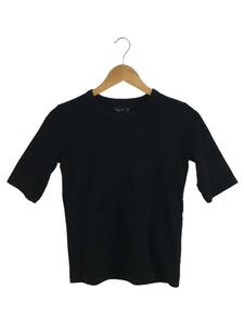 agnes b.◆Tシャツ/1/コットン/BLK/無地